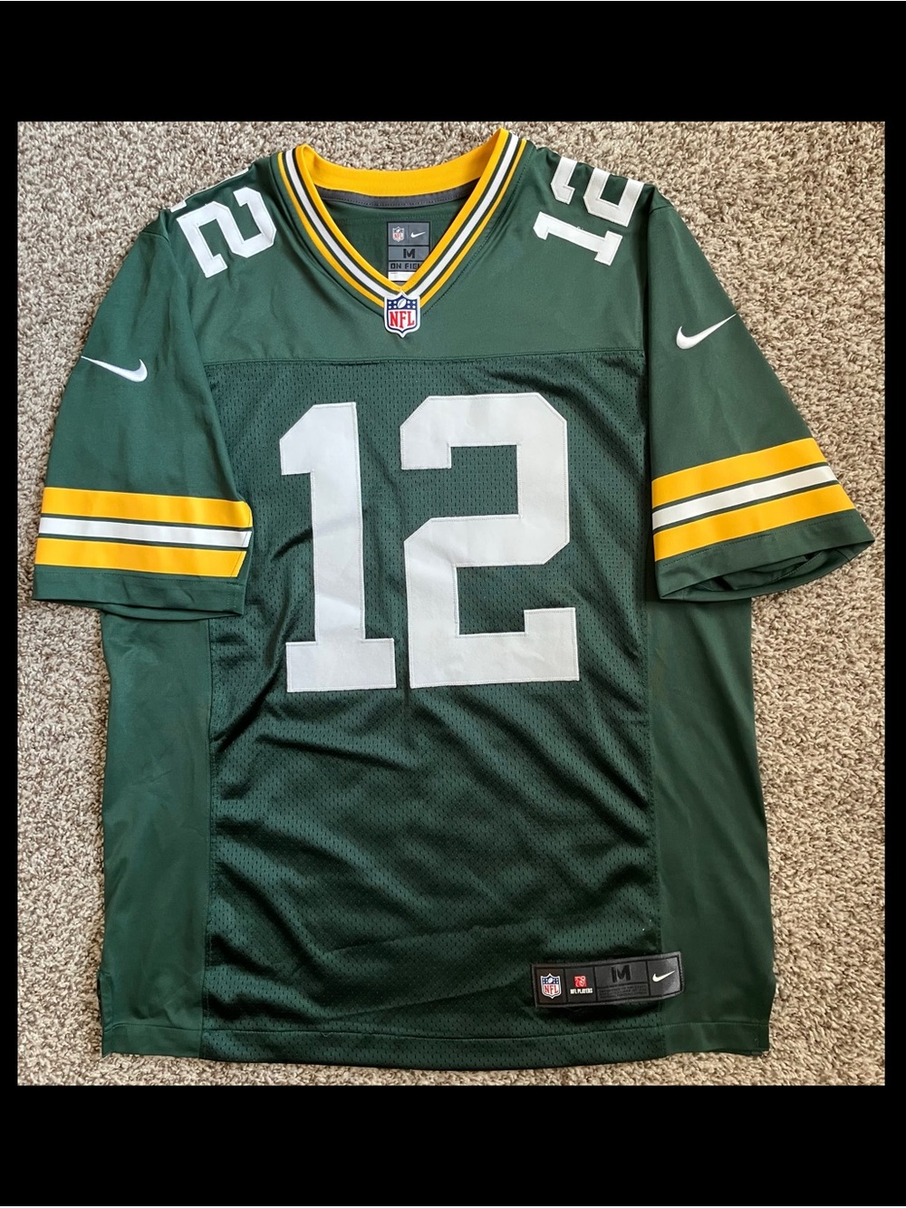 Aaron Rodgers Green Bay Packers Nike NFL Green Jersey Men’s Medium